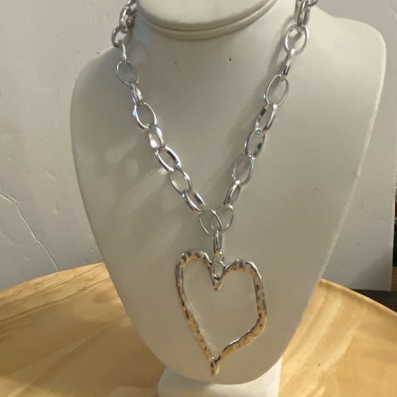 Silver Heart Pendant Necklace - Picture 11 of 16